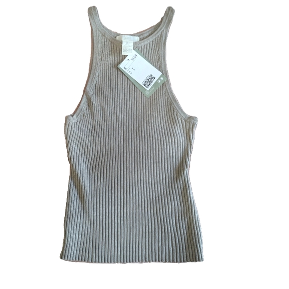 H&M Neutral Basic Tank Top NWT Size Small - Picture 1 of 6
